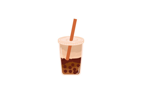 Boba Bubble Milk Tea Graphics & Illustrations