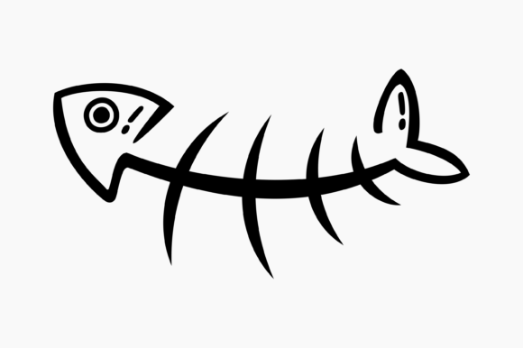 Fishbone Graphics for Crafts