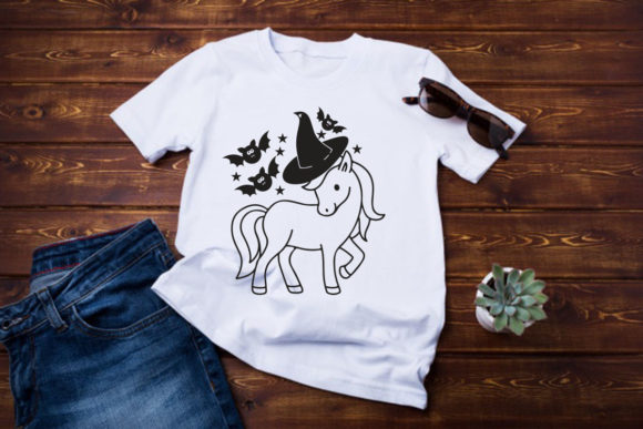 Halloween Unicorn Graphics for T-Shirt Designs