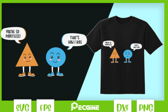 Math Shirt Funny Figures and Shapes: Graphics & T-Shirt Designs