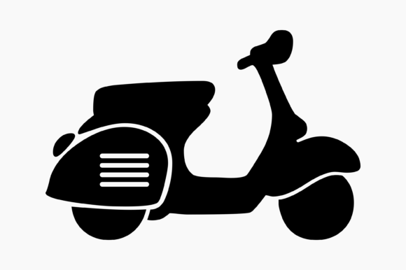 Scooter Graphics for Crafts Projects