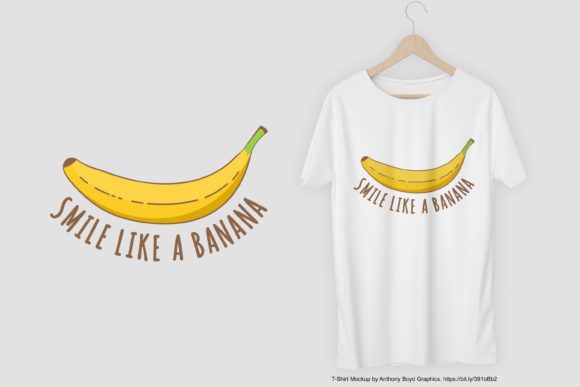 Smile Like a Banana Graphics and Print Templates