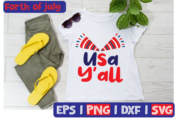 USA Y all Graphics & T-Shirt Designs
